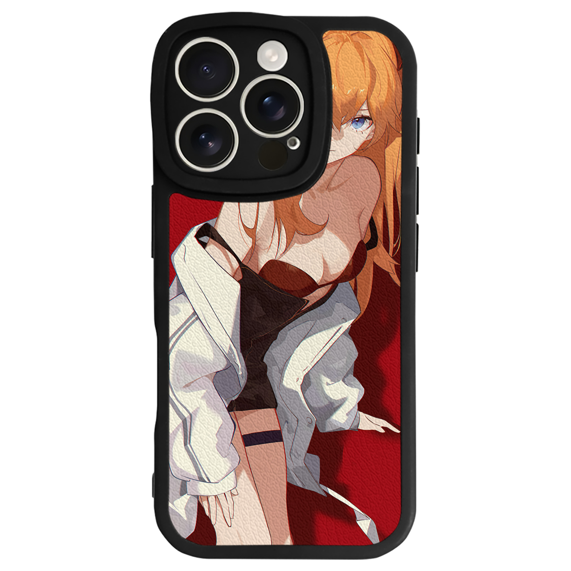 （画像用） EVA 新世紀エヴァンゲリオン 【iPhone 16シリーズ対応】シリコンスマホケース（レザー調） 材質：シリコン